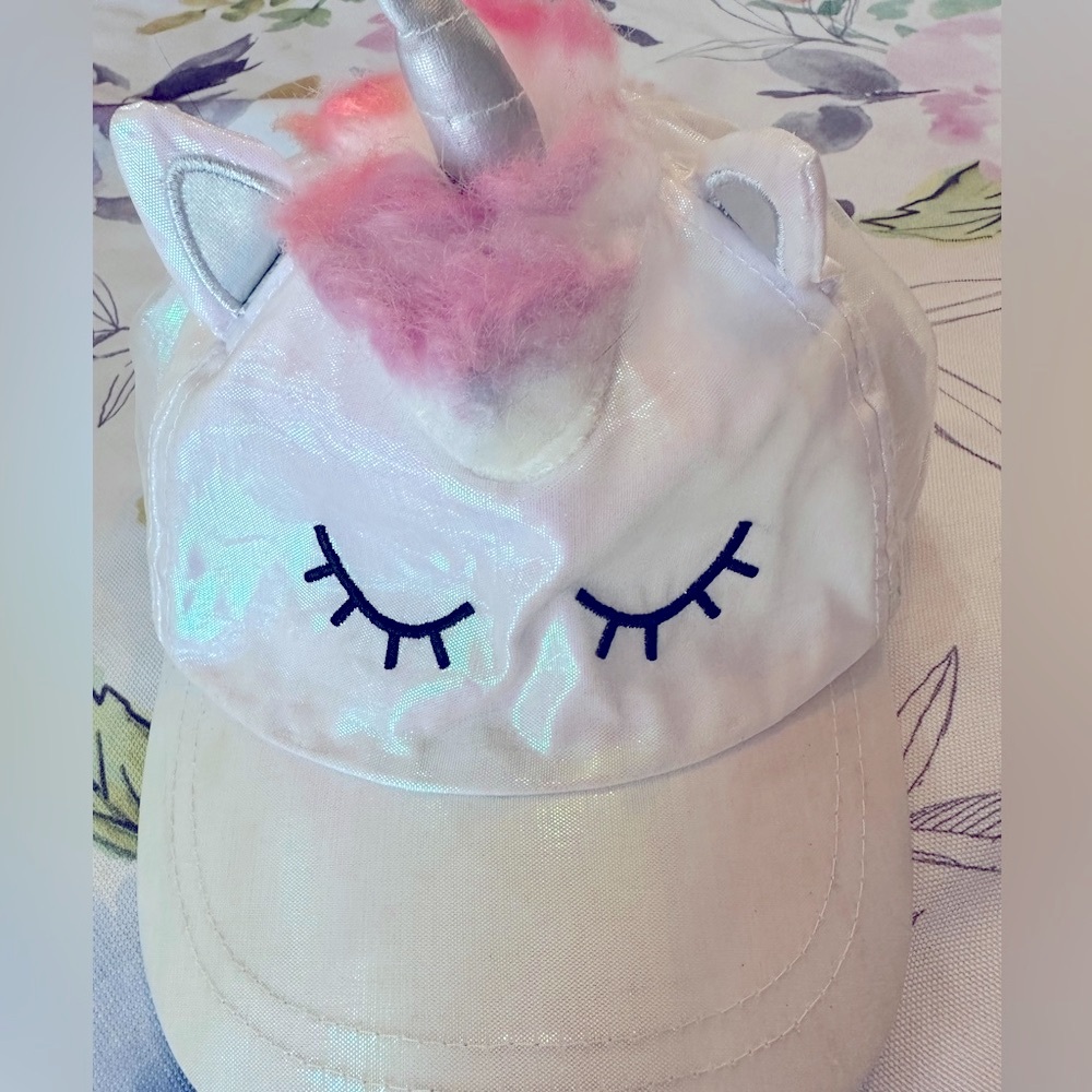 Adorable unicorn hat 24m-3t